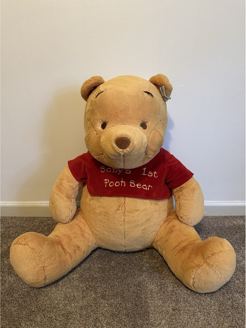 Disney Winnie The Pooh Baby’s First Plush Poor Bear 26" Huge Jumbo Teddy Bear